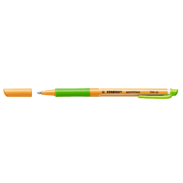 [水性ボールペン]Stabilo ポイントビスコ（ボール径：0.5mm） リーフグリーン 1099-43
