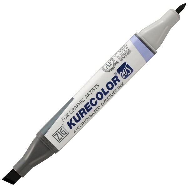 ZIG(ジグ) 油性カラーペン KURECOLOR TWIN WS COOL GRAY 10 KC-3000N-C10