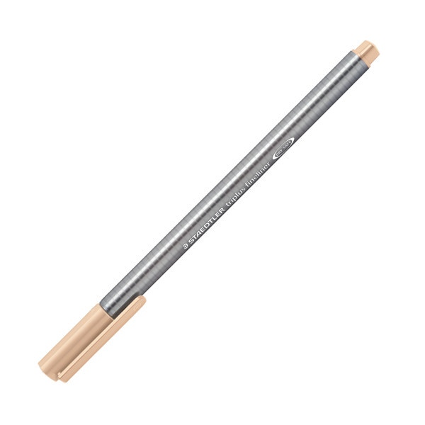 トリプラス　ファインライナー 細書きペン 0.3mm サンド 334-450